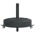 Base sombrilla redonda ruedas para mástiles Ø38 / 48 mm 27