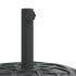 Base sombrilla redonda ruedas para mástiles Ø38 / 48 mm 27
