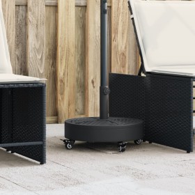 Base de sombrilla redonda con ruedas para palo Ø38/48 mm 27