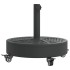 Base de sombrilla redonda con ruedas para palo Ø38/48 mm 27