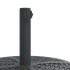 Base de sombrilla redonda con ruedas para palo Ø38/48 mm 27
