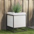 Jardinera de madera maciza de pino blanca 40x40x50
