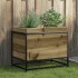Jardinera de madera de pino impregnada 60x40x50