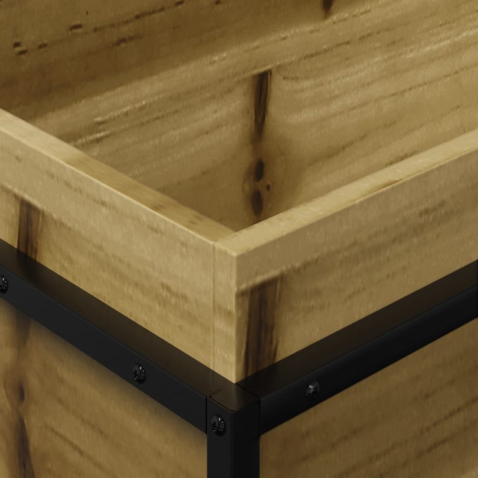 Jardinera de madera de pino impregnada 60x40x50