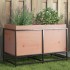 Jardinera de madera maciza de abeto Douglas 80x40x50