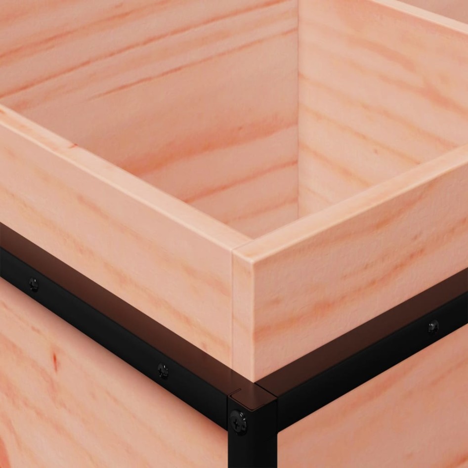 Jardinera de madera maciza de abeto Douglas 80x40x50