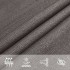 Toldo de vela gris antracita HDPE 160 g/m² 7x7