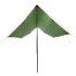 Lona de camping impermeable verde 460x305x210