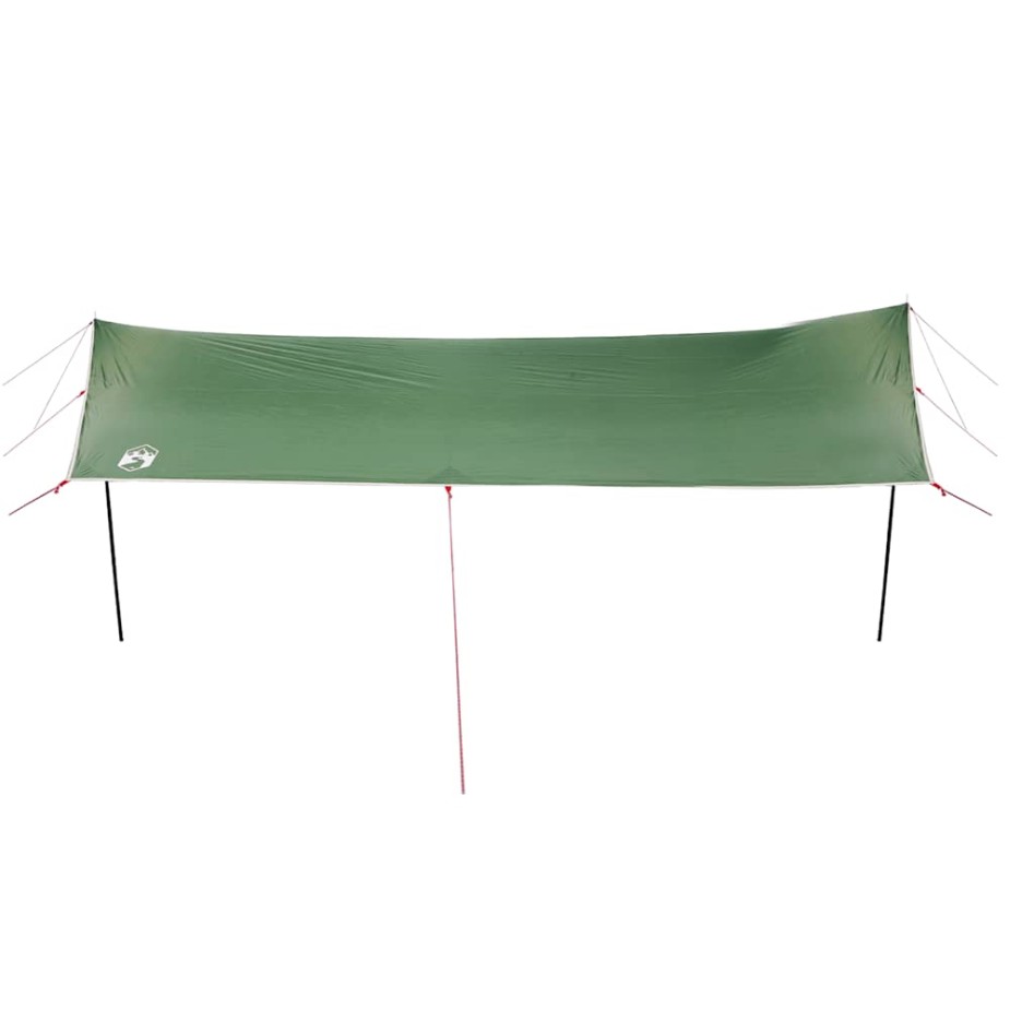 Lona de camping impermeable verde 460x305x210