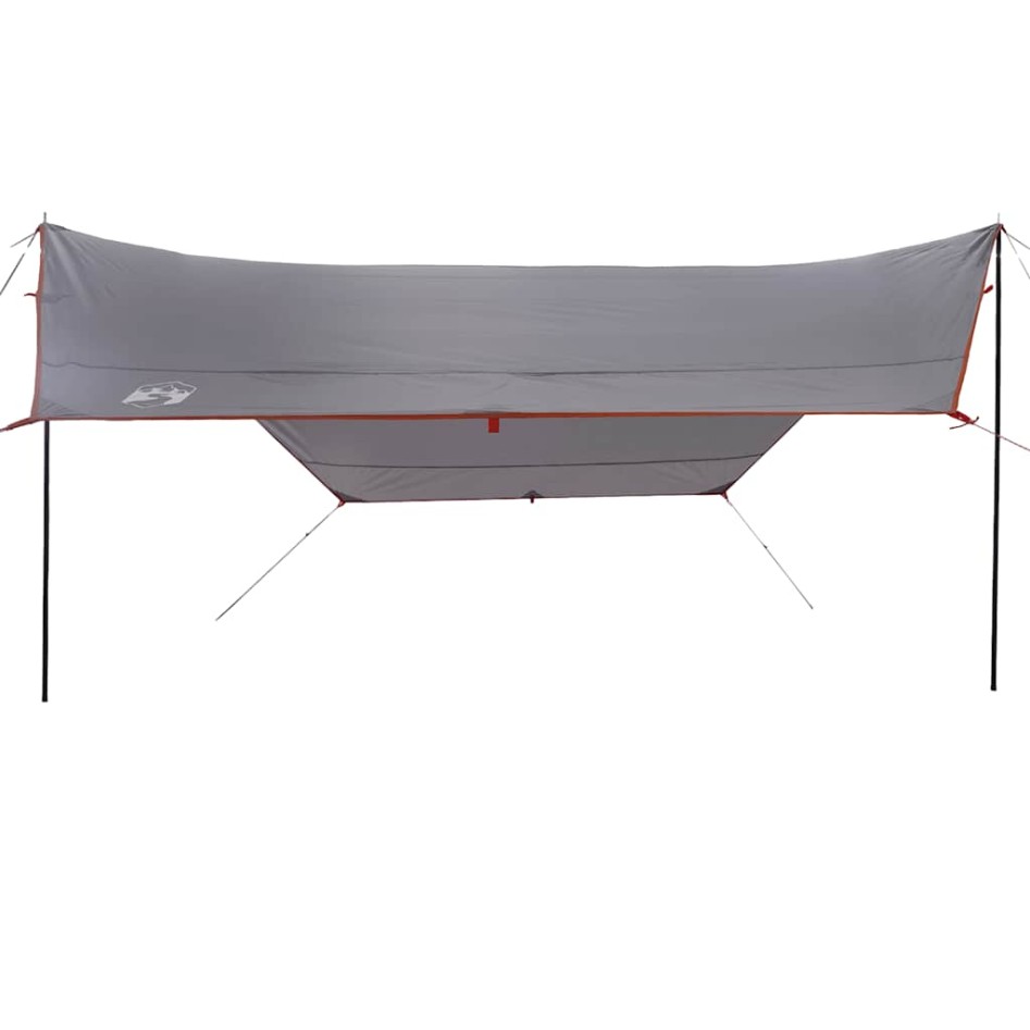 Lona de camping impermeable naranja 430x380x210