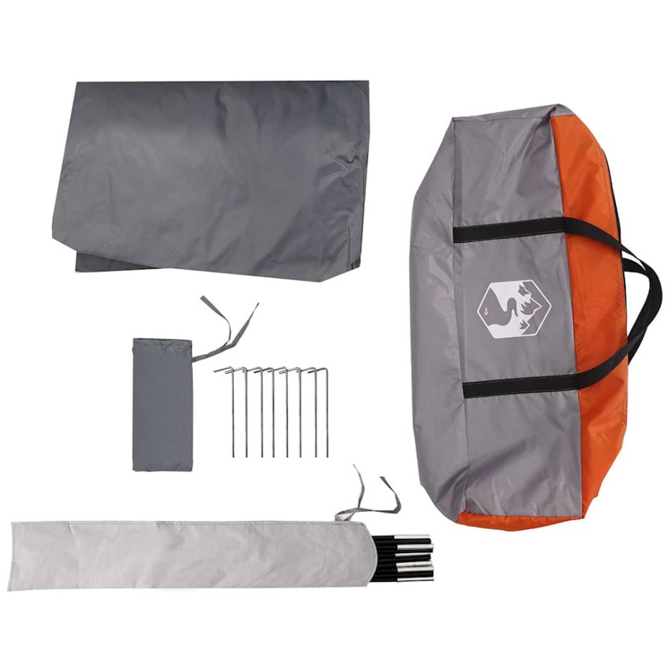 Lona de camping impermeable naranja 430x380x210