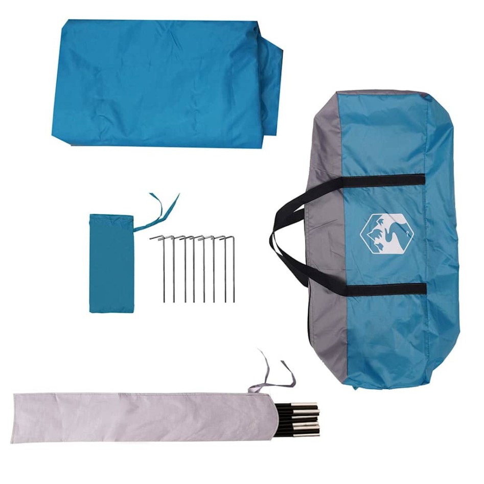 Lona de camping impermeable azul 430x380x210