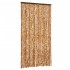 Cortina mosquitera chenilla ocre y blanco 100x220