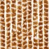Cortina mosquitera chenilla ocre y blanco 100x220