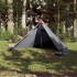 Tienda familiar tipi para 7 personas impermeable gris y