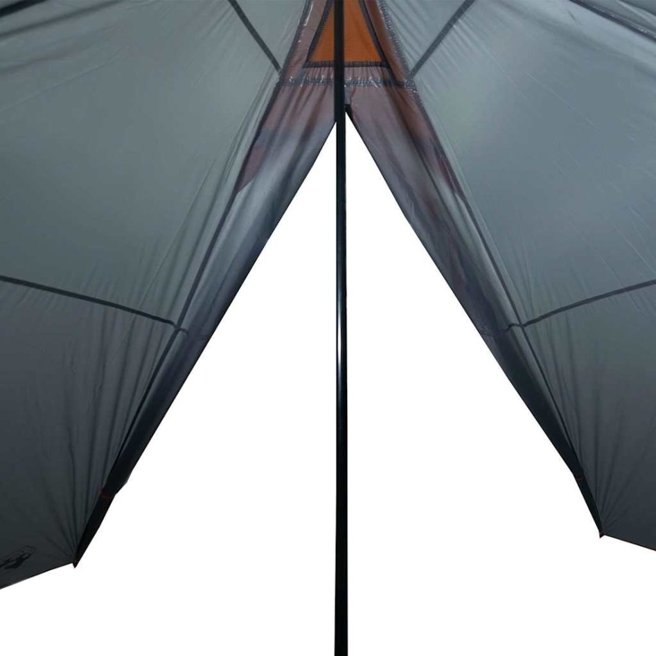 Tienda familiar tipi para 7 personas impermeable gris y