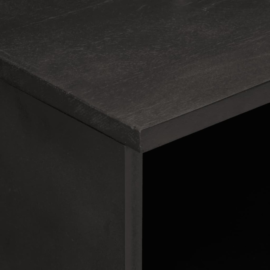 Mesitas de noche 2 uds madera maciza de mango 40x33x46