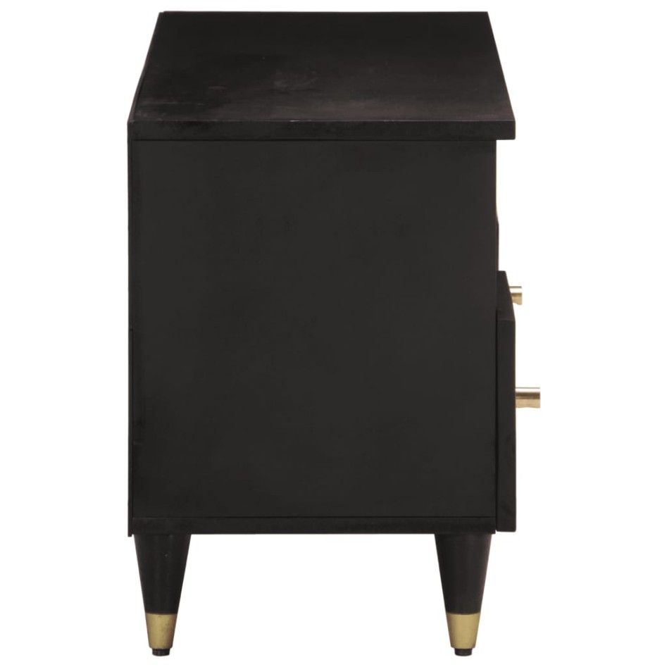 Mueble de TV madera maciza de mango 100x33x46