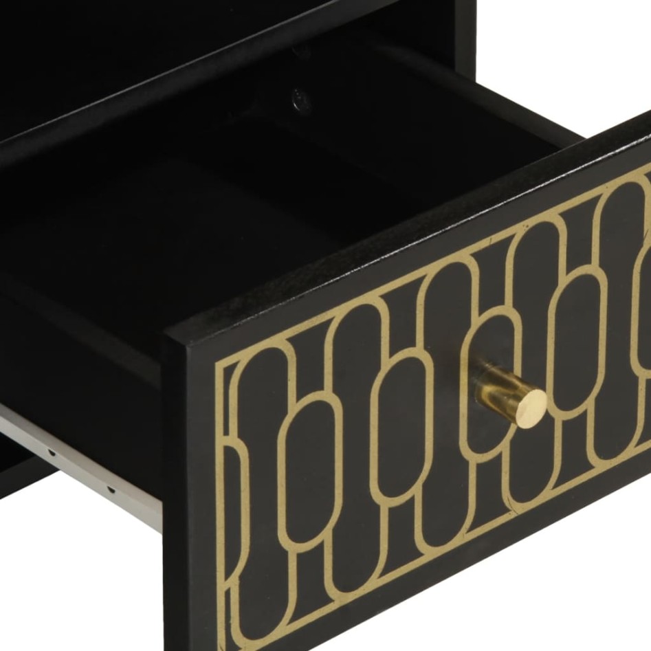 Mueble de TV madera maciza de mango 100x33x46