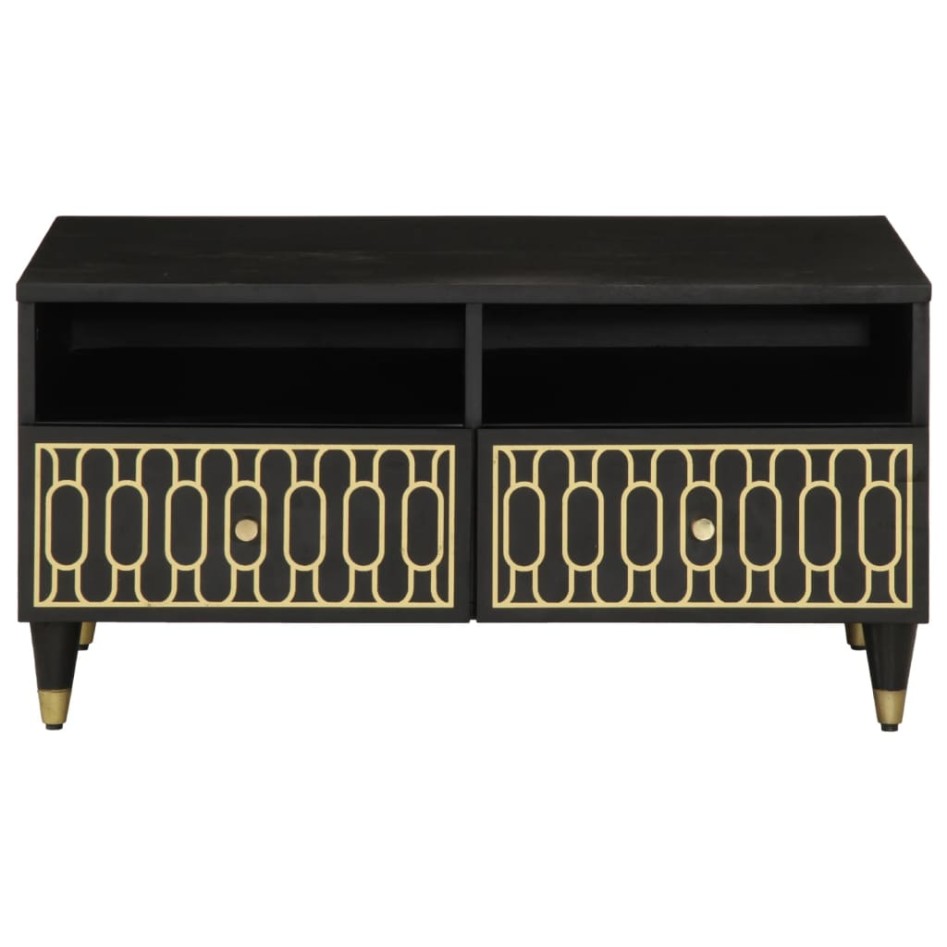 Mesa de centro de madera maciza mango 80x54x40