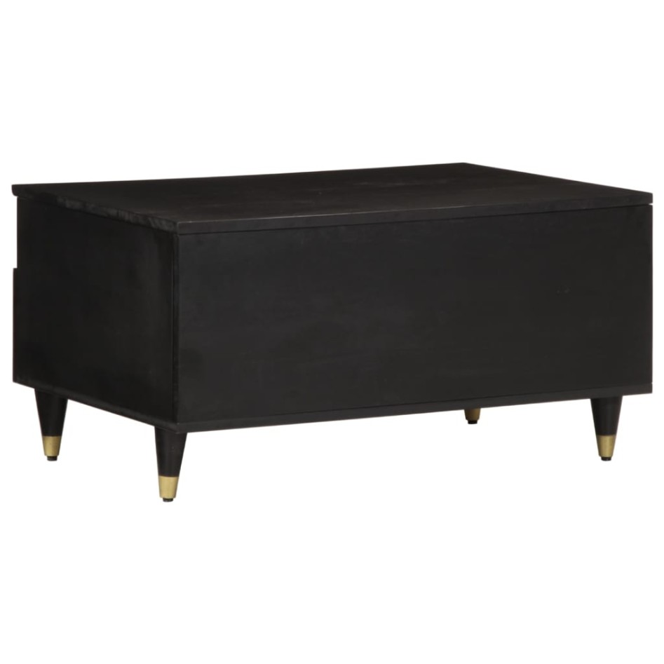 Mesa de centro de madera maciza mango 80x54x40