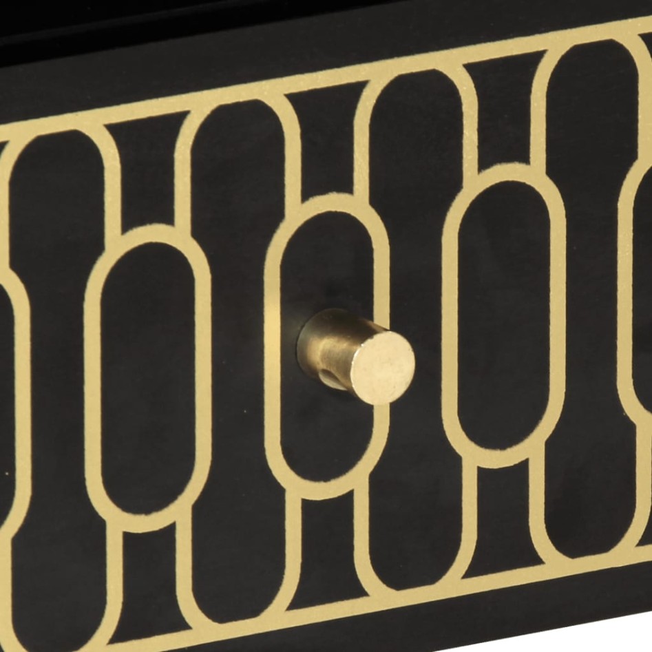 Mesa de centro de madera maciza mango 80x54x40