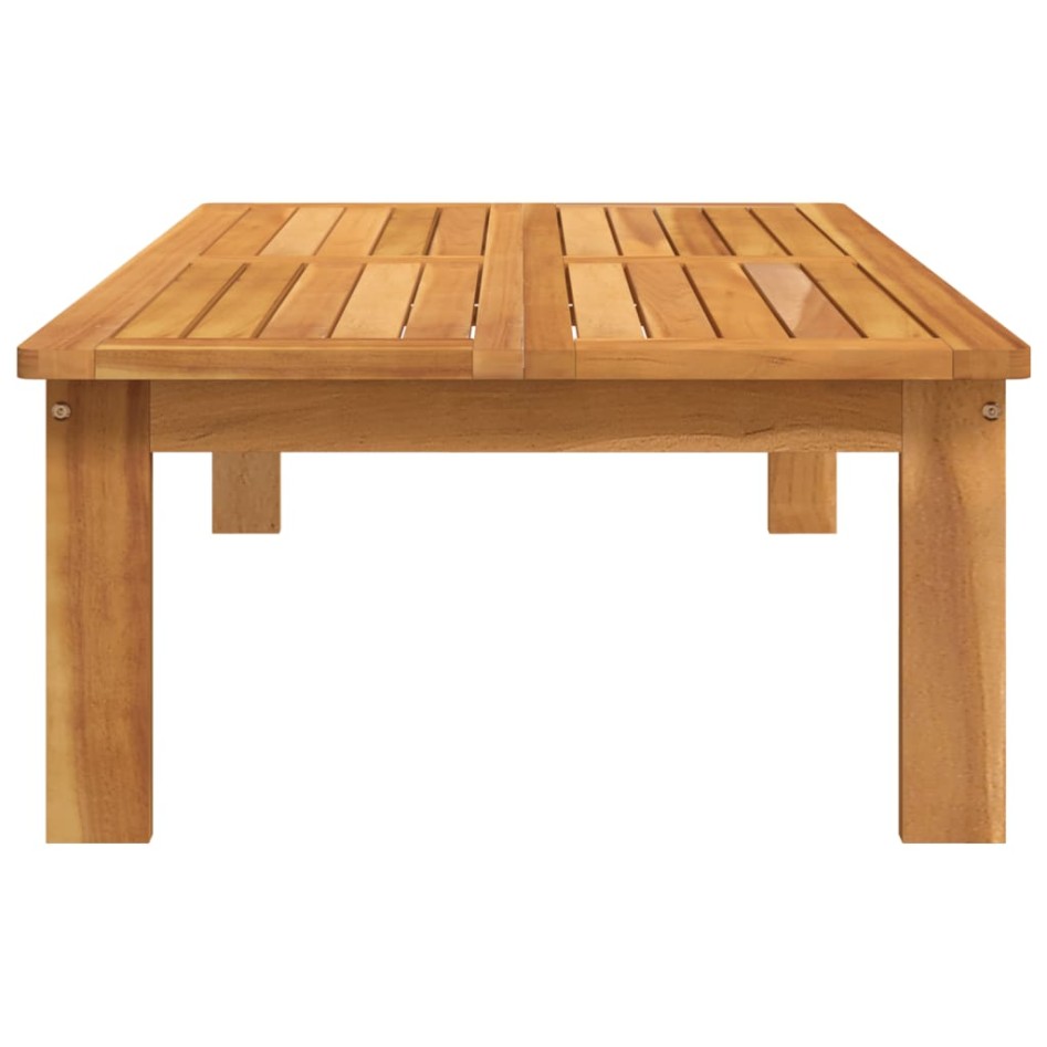 Mesa de jardín madera maciza de acacia 100x60x30