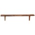 Estantes de pared 2 uds madera maciza de acacia 90x20x18