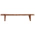 Estantes de pared 2 uds madera maciza de acacia 90x20x18