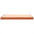 Estructura de cama sin colchón madera maciza marrón 135x190