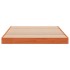 Estructura de cama madera maciza de pino marrón cera 90x190