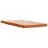 Estructura de cama madera maciza de pino marrón cera 90x190
