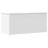 Caja de almacenaje madera de ingeniería blanca 100x42x46