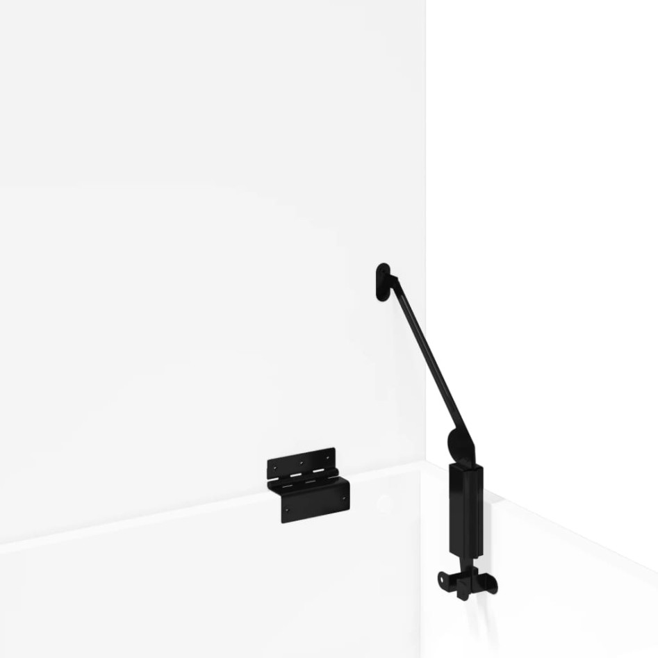 Caja de almacenaje madera de ingeniería blanca 100x42x46