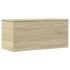 Caja de almacenaje madera ingeniería roble Sonoma 100x42x46