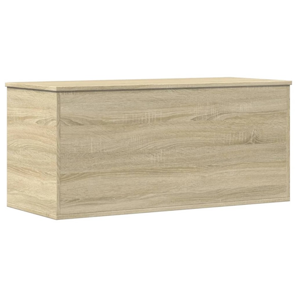 Caja de almacenaje madera ingeniería roble Sonoma 100x42x46