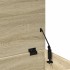 Caja de almacenaje madera ingeniería roble Sonoma 100x42x46
