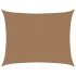 Toldo de vela HDPE gris taupe 160 g/m² 6x8