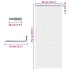 Mosquitera de cadena para puerta aluminio 90x212