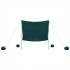 Toldo de playa con anclas de arena verde 214x236