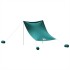 Toldo de playa con anclas de arena verde 214x236