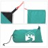Toldo de playa con anclas de arena verde 214x236