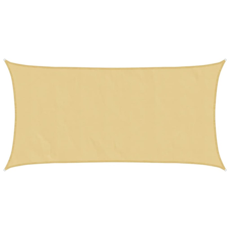 Toldo de vela poliéster oxford 100% arena 5x2,5