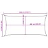 Toldo de vela poliéster oxford 100% arena 5x2,5