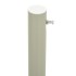 Toldo lateral retráctil de jardín gris 140x300