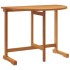 Mesa de balcón plegable madera maciza de acacia 90x60x72