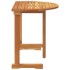 Mesa de balcón plegable madera maciza de acacia 90x60x72