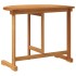Mesa de balcón plegable madera maciza de acacia 90x60x72