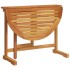 Mesa de balcón plegable madera maciza de acacia 90x60x72