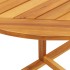 Mesa de balcón plegable madera maciza de acacia 90x60x72